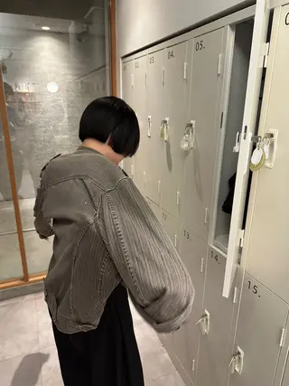 ミディアム 黒木 悠大のヘアスタイル