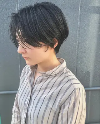 ショート カラー MR.GOOD MORNINGフジイのヘアスタイル