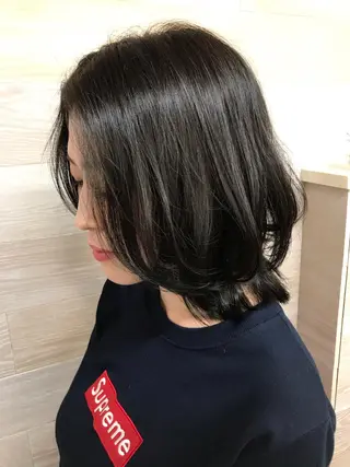 ミディアム カラー 🌈似合わせカット 中村隆寛のヘアスタイル