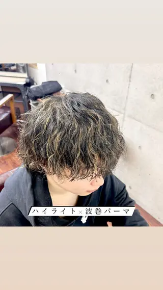 パーマ メンズ Rikito .のヘアスタイル