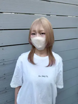 ミディアム 🐺ウルフオタク🐺 ハイトーン/moeのヘアスタイル