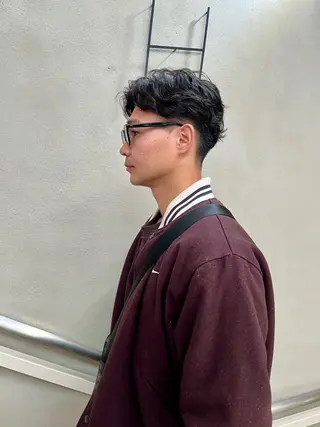 パーマ メンズ 佐藤 永夏のヘアスタイル