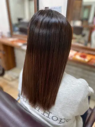 セミロング カラー HIRAGA MIKIのヘアスタイル