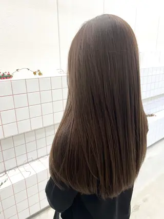 カラー ゆうひ🎀 チョコレートカラーのヘアスタイル