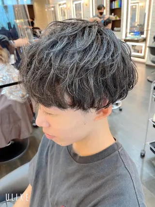 ショート パーマ メンズ メンズパーマ特化/ メッシュ/薫/店長のヘアスタイル