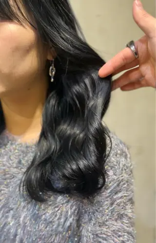 セミロング カラー ヘアアレンジ 🫧艶髪矯正 髪質改善🫧 大介のヘアスタイル