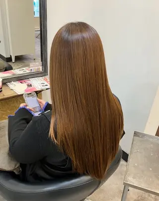 ロング 🌿美髪縮毛矯正 のプロ安川🌿のヘアスタイル