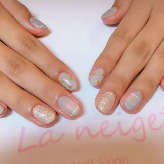 ネイル La neige* yuki 🐩🌙のネイルデザイン