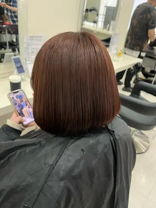 ショート カラー 大人上品ベージュ 🎀HARUNAのヘアスタイル