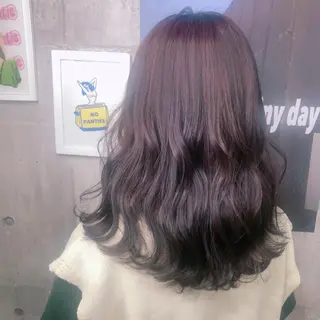 セミロング カラー 髪質改善💓艶髪💓 暖色💗加藤あゆみのヘアスタイル
