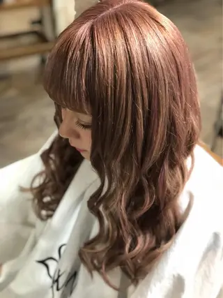 セミロング 西村 雄二/エクステのヘアスタイル