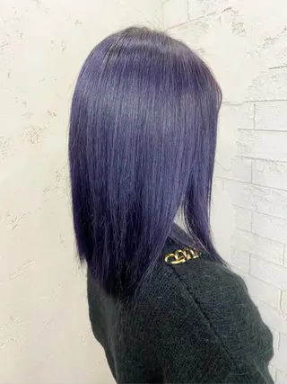 カラー 中目黒ブリーチカラー ボブ橋本青輝のヘアスタイル