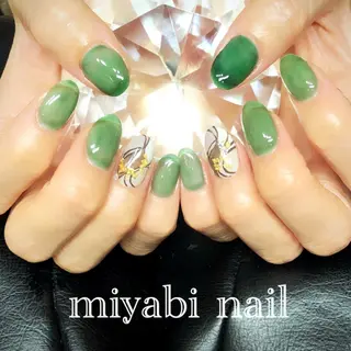 ネイル miyabi nail 桂川駅近くのネイルデザイン