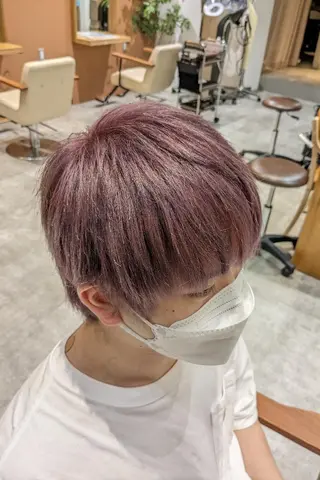ショート カラー メンズ 山口 惇史のヘアスタイル