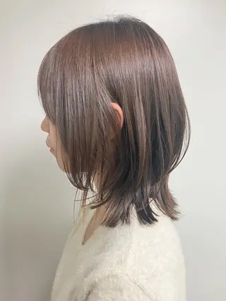 ミディアム fumikaブリーチ /デザインのヘアスタイル