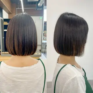 ミディアム 似合わせボブ🌟 艶髪特化💗村松優斗のヘアスタイル