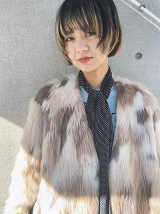 ショート カラー センスをお届けします 大谷将生infpのヘアスタイル