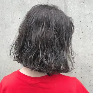 ミディアム カラー 韓国レイヤーカット 🧸ベージュカラーのヘアスタイル