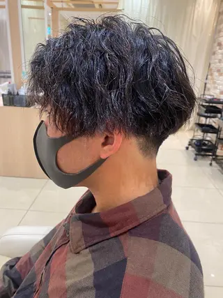 ショート メンズ 🩵波巻き／ツイスパ HARU💎のヘアスタイル