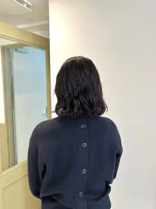 ミディアム カラー パーマ メンズカット /パーマ🍀田畑玖音のヘアスタイル