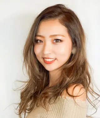 セミロング カラー 中川原 大介のヘアスタイル