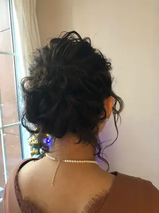 ミディアム ヘアアレンジ レイヤーカット✂️ 横浜No1♡下鳥翔子のヘアスタイル