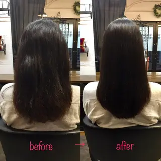 ロング 縮毛矯正&髪質改善 MAILHAIRのヘアスタイル