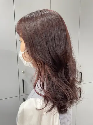 ロング カラー 狩野 羅夢のヘアスタイル