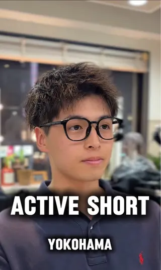 ショート パーマ 横浜メンズ特化/ カットパーマ/マサトのヘアスタイル