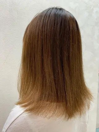 ミディアム パーマ 加藤 遥花のヘアスタイル
