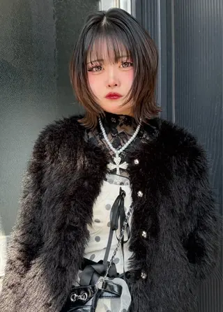 ミディアム カラー コツ🧚ハイトーン /カラー/名古屋/栄のヘアスタイル