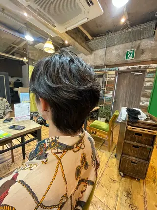 ショート メンズ BURANKO所属・三浦義久/仙台/ レイヤーカットのヘアスタイル