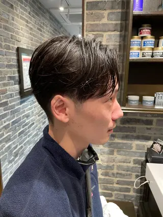 ミディアム 椿 智行のヘアスタイル