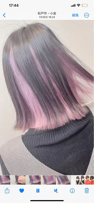 ミディアム 伊藤 一樹のヘアスタイル