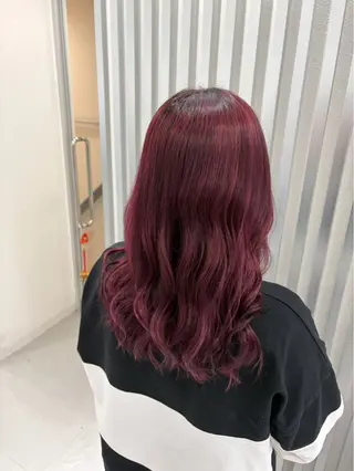 ロング カラー 有馬 陽菜のヘアスタイル