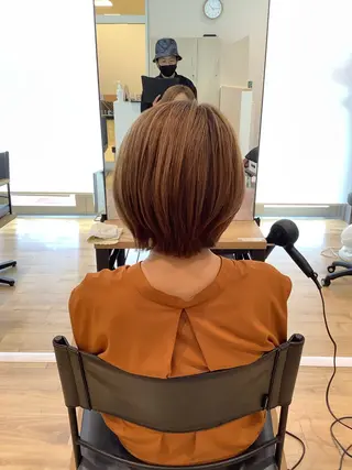 ミディアム カラー エイジングケア特化 美容師✂️山崎竜二のヘアスタイル
