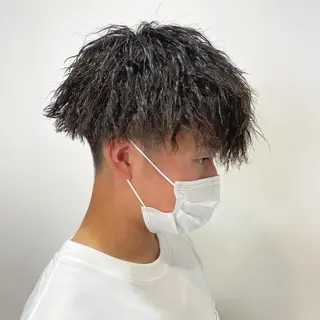 ショート パーマ メンズ メンズパーマのプロ 川野翔太のヘアスタイル