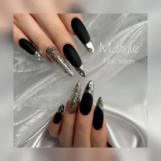 ロング ネイル 下妻ネイルサロン/ 持ちの良いネイルのネイルデザイン
