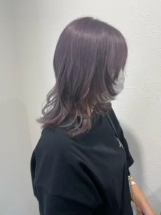 ミディアム カラー 🤍2nd🤍田所 美希のヘアスタイル