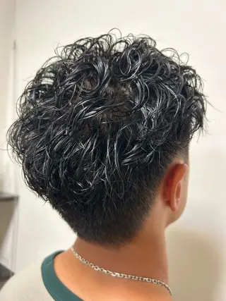 パーマ メンズ 星野 真壱のヘアスタイル