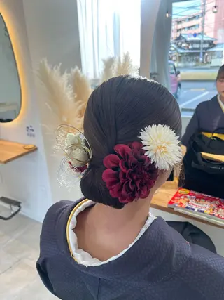 セミロング 加藤 明香里のヘアスタイル