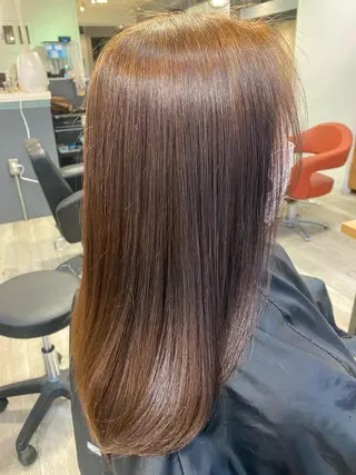 セミロング パーマ くせ毛多毛特化 高橋　淳のヘアスタイル