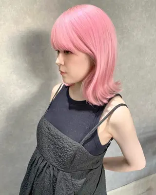 ミディアム mood alissaのヘアスタイル