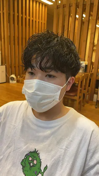 パーマ メンズ 似合わせ特化 /馬場 翼のヘアスタイル