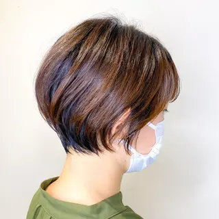 ショート 🇰🇷韓国レイヤー 錦糸町【北山謙三】のヘアスタイル