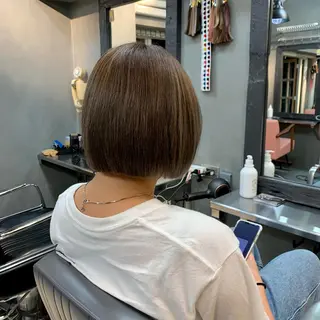 ショート ❤️‍🔥シールエク ＋カラー京❤️‍🔥のヘアスタイル