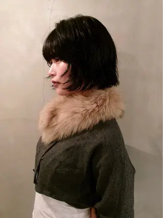 ショート カラー 林　蓮／レイヤー ／透明感カラーのヘアスタイル