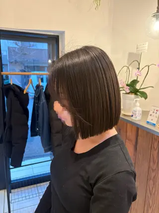 ショート ボブ/縮毛矯正/ kaho🌼のヘアスタイル