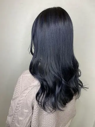 ロング カラー パーマ ヘアアレンジ メンズ キッズ ネイル マツエク・マツパ オリーブカラー 特化　　kaiのヘアスタイル