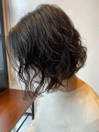 ミディアム パーマ Bianca 代表 硲 貴亮【東武練馬】のヘアスタイル